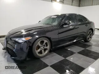 2017 Alfa Romeo Giulia with VIN ZARFAEBN8H7549189, listed as a Copart auction lot 88954045 with 95,233 mi miles and Clean Title. Bid and sale history available at carsss.com. Image 1.
