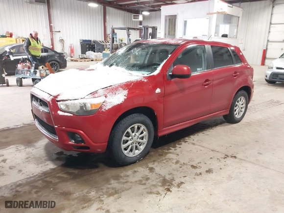 2011 Mitsubishi Outlander Sport ES with VIN JA4AP3AU4BZ010963, listed as a IAAI auction lot 41613806 with 137,852 mi miles. Bid and sale history available at carsss.com. Image 2.