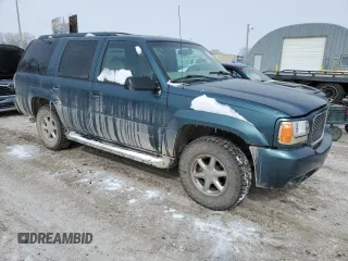 2000 GMC Denali z VIN 1GKEK13R0YR151206, wystawiony jako Copart lot #45600725 z przebiegiem 227 169 mil mil oraz Czysty tytuł • Clean title. Historia ofert i sprzedaży dostępna na DreamBid. Obrazek 4.