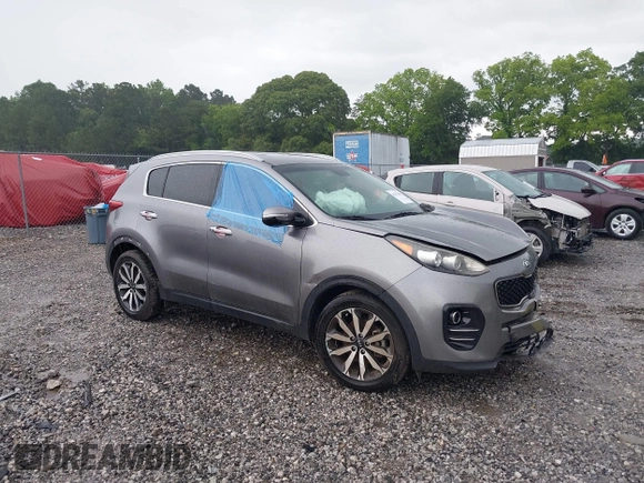 2018 Kia Sportage EX with VIN KNDPN3AC0J7310720, listed as a IAAI auction lot 42400165 with 118,929 mi miles and . Bid and sale history available at DreamBid. Image 1.