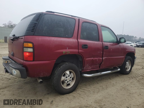 2006 Chevrolet Tahoe LS with VIN 1GNEC13V46R137545, listed as a Copart auction lot 88471995 with 190,496 mi miles and Salvage title. Bid and sale history available at DreamBid. Image 3.