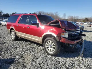 2014 Ford Expedition EL XLT with VIN 1FMJK1J55EEF59466, listed as a Copart auction lot 89204815 with 289,724 mi miles and Salvage Title. Bid and sale history available at carsss.com. Image 4.