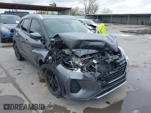 2022 Nissan Kicks SV with VIN 3N1CP5CV2NL481461, listed as a IAAI auction lot 41899293 with 34,636 mi miles and . Bid and sale history available at DreamBid. Image 1.