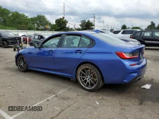 2021 BMW 3 Series M340i xDrive with VIN 3MW5U9J07M8B90157, listed as a Copart auction lot 57823394 with 0 mi miles and Salvage Title. Bid and sale history available at carsss.com. Image 2.
