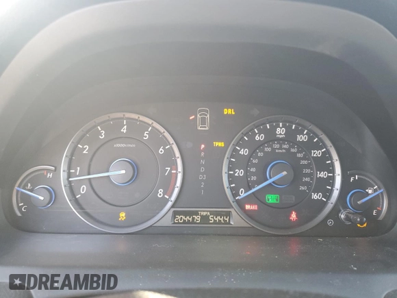 2010 Honda Accord Crosstour EX-L with VIN 5J6TF2H56AL005852, listed as a Copart auction lot 85971634 with 204,479 mi miles and Salvage Title. Bid and sale history available at carsss.com. Image 9.