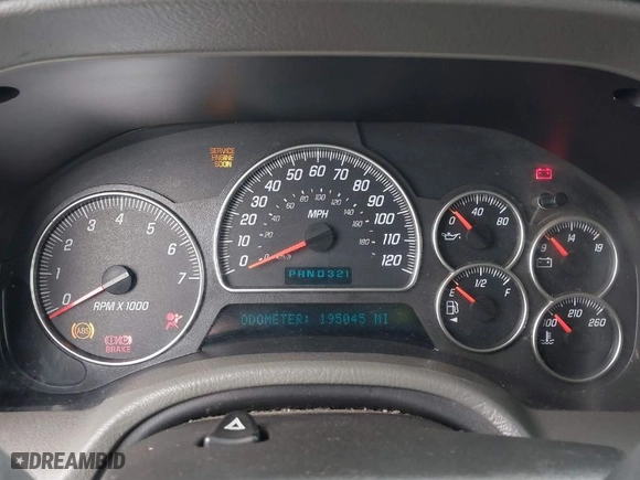 2003 GMC Envoy SLT with VIN 1GKDS13S232298062, listed as a IAAI auction lot 41668380 with 195,045 mi miles. Bid and sale history available at carsss.com. Image 7.