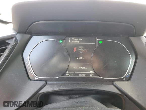 2021 BMW 2 Series 228i xDrive with VIN WBA73AK05M7H56414, listed as a Copart auction lot 54107415 with 89,614 mi miles and Salvage title. Bid and sale history available at DreamBid. Image 9.