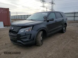 2018 Ford Police Interceptor Utility z VIN 1FM5K8AT8JGB67718, wystawiony jako Copart lot #42614615 z przebiegiem Nie podano mil oraz Szkody całkowita. Historia ofert i sprzedaży dostępna na DreamBid. Obrazek 1.
