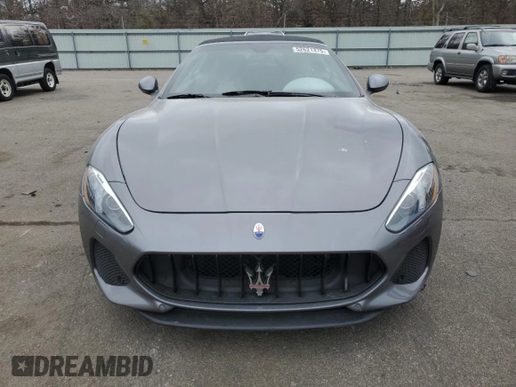 2019 Maserati GranTurismo Convertible Sport with VIN ZAM45VMA4K0315806, listed as a Copart auction lot 52621375 with 12,463 mi miles and Salvage Title. Bid and sale history available at carsss.com. Image 5.