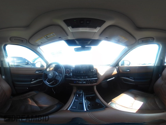 2023 Nissan Pathfinder Platinum with VIN 5N1DR3DH9PC248888, listed as a IAAI auction lot 41974684 with 52,609 mi miles and . Bid and sale history available at DreamBid. Image 19.