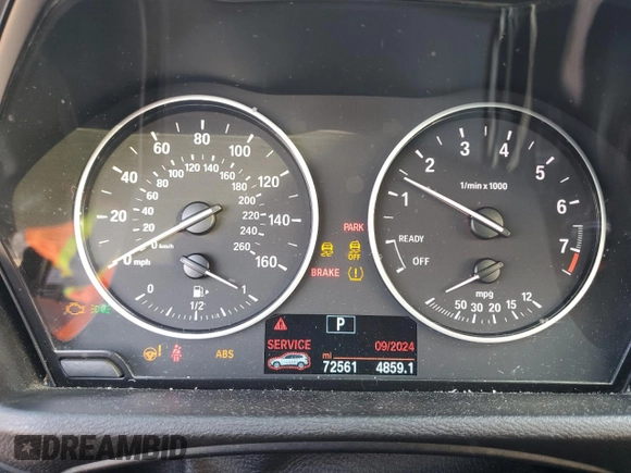2018 BMW X1 xDrive28i with VIN WBXHT3C33J5F90612, listed as a Copart auction lot 74937654 with 72,561 mi miles and Salvage Title. Bid and sale history available at carsss.com. Image 9.