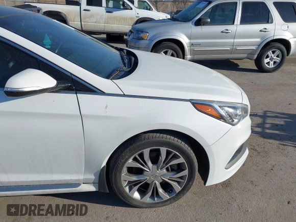 2015 Hyundai Sonata Sport with VIN 5NPE34AB6FH140232, listed as a IAAI auction lot 41805920 with 134,373 mi miles and . Bid and sale history available at carsss.com. Image 6.
