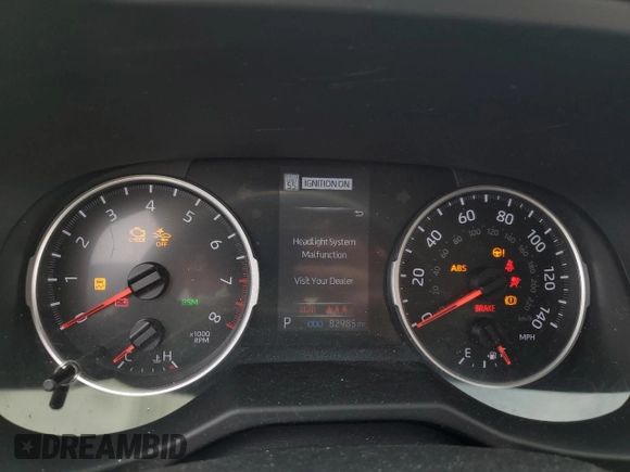 2020 Toyota RAV4 XLE with VIN 2T3P1RFV0LW130251, listed as a Copart auction lot 60625775 with 82,985 mi miles and Salvage title. Bid and sale history available at DreamBid. Image 9.
