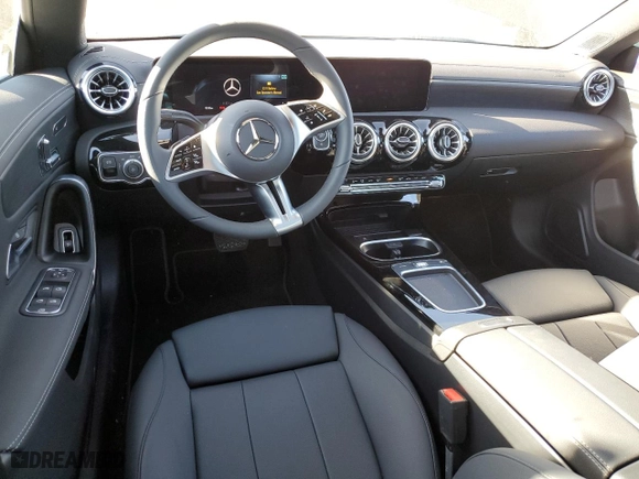 2025 Mercedes-Benz CLA with VIN W1K5J4GB2SN522495, listed as a Copart auction lot 83856754 with 1,134 mi miles and Salvage Title. Bid and sale history available at carsss.com. Image 8.