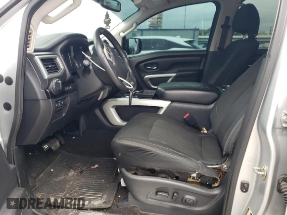 2017 Nissan Titan SV with VIN 1N6AA1E60HN524426, listed as a Copart auction lot 55036775 with 109,258 mi miles and Salvage title. Bid and sale history available at DreamBid. Image 7.