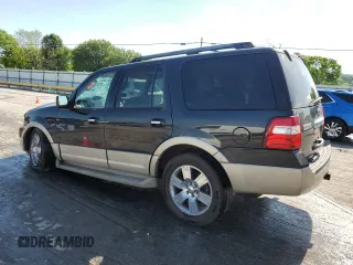 2010 Ford Expedition Eddie Bauer z VIN 1FMJU1H54AEA34442, wystawiony jako Copart lot #55805815 z przebiegiem 135 750 mil mil oraz Szkoda całkowita • Salvage title. Historia ofert i sprzedaży dostępna na DreamBid. Obrazek 2.
