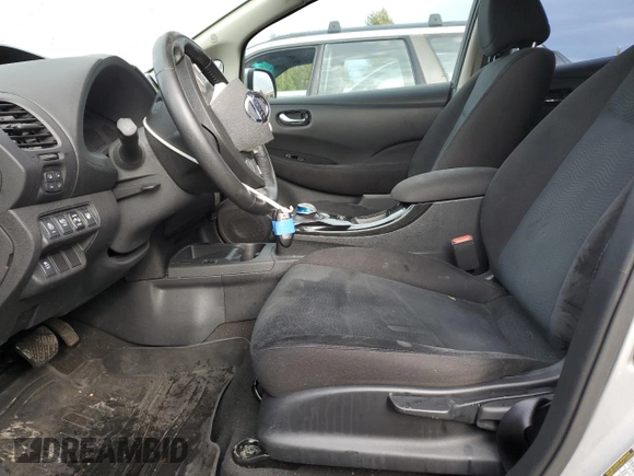 2016 Nissan LEAF S with VIN 1N4BZ0CP7GC304660, listed as a Copart auction lot 69838953 with 57,938 mi miles. Bid and sale history available at carsss.com. Image 7.