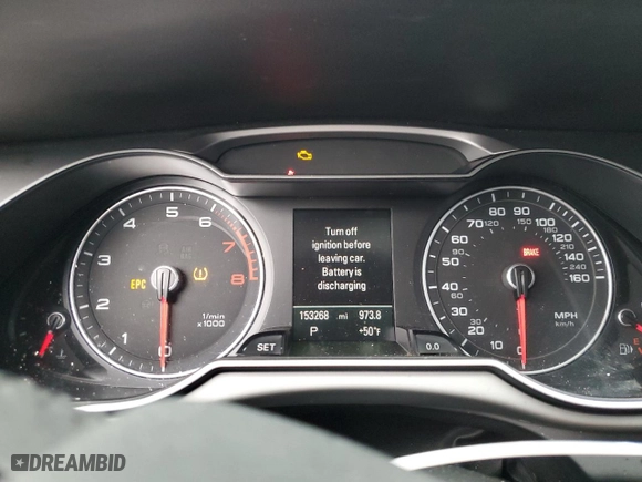 2014 Audi A4 Premium Plus with VIN WAUFFAFL9EN027740, listed as a Copart auction lot 48145695 with 153,268 mi miles and Clean Title. Bid and sale history available at carsss.com. Image 9.