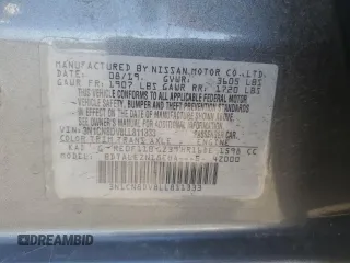 2020 Nissan Versa S z VIN 3N1CN8DV8LL811333, wystawiony jako Copart lot #50971885 z przebiegiem 44 963 mil mil oraz Czysty tytuł • Clean title. Historia ofert i sprzedaży dostępna na DreamBid. Obrazek 12.