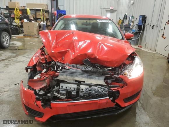 2017 Ford Focus SE with VIN 1FADP3F28HL205587, listed as a Copart auction lot 45046375 with 87,778 mi miles and Salvage Title. Bid and sale history available at carsss.com. Image 5.