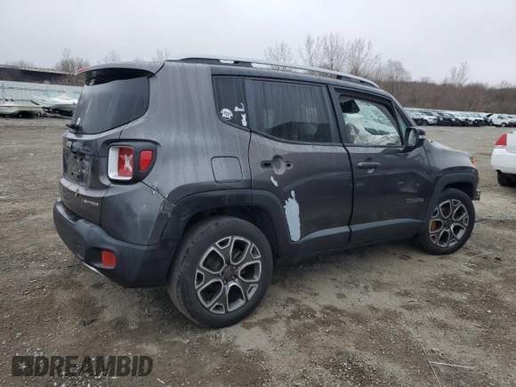 2016 Jeep Renegade Limited with VIN ZACCJADT2GPD73694, listed as a Copart auction lot 49992635 with Not Provided miles and Salvage Title. Bid and sale history available at DreamBid. Image 3.