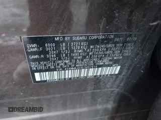2020 Subaru Ascent Limited z VIN 4S4WMAJD3L3407914, wystawiony jako IAAI lot #42174699 z przebiegiem 82 767 mil mil oraz . Historia ofert i sprzedaży dostępna na DreamBid. Obrazek 9.