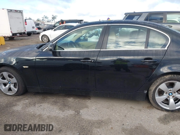2006 BMW 5 Series 530i with VIN WBANE73506CM42692, listed as a IAAI auction lot 41712986 with 144,501 mi miles and . Bid and sale history available at carsss.com. Image 14.