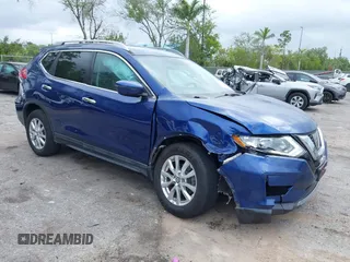 2017 Nissan Rogue SL with VIN 5N1AT2MV9HC874091, listed as a IAAI auction lot 41918485 with 142,185 mi miles. Bid and sale history available at carsss.com. Image 1.