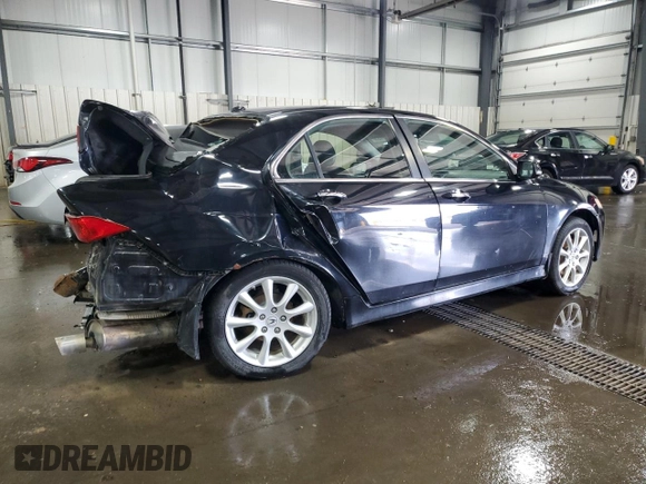 2008 Acura TSX with VIN JH4CL968X8C009691, listed as a Copart auction lot 54417155 with 270,806 mi miles and Salvage title. Bid and sale history available at DreamBid. Image 3.