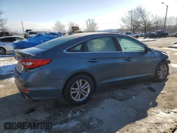 2017 Hyundai Sonata 2.4L with VIN 5NPE24AF2HH572793, listed as a Copart auction lot 46319855 with 150,244 mi miles and Salvage Title. Bid and sale history available at DreamBid. Image 3.