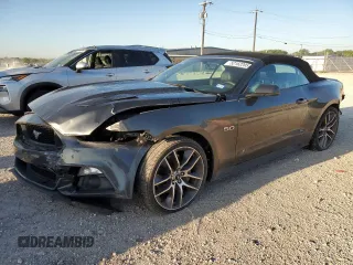 2017 Ford Mustang GT Premium with VIN 1FATP8FF3H5316774, listed as a Copart auction lot 52162205 with 63,520 mi miles and Salvage Title. Bid and sale history available at carsss.com. Image 1.