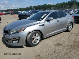 2015 Kia Optima LX with VIN 5XXGM4A71FG446624, listed as a Copart auction lot 63490485 with 150,911 mi miles and Clean title. Bid and sale history available at DreamBid. Image 1.