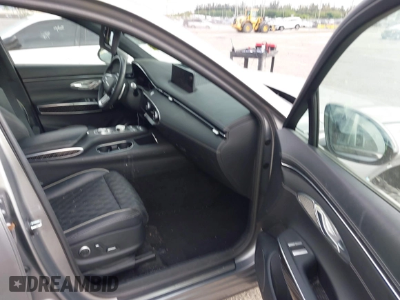 2023 Genesis GV70 Sport with VIN KMUMCDTC1PU098851, listed as a IAAI auction lot 41864774 with 15,016 mi miles and . Bid and sale history available at DreamBid. Image 5.