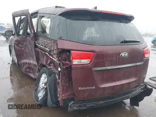 2016 Kia Sedona LX with VIN KNDMB5C17G6144987, listed as a IAAI auction lot 41569757 with 164,539 mi miles. Bid and sale history available at carsss.com. Image 3.
