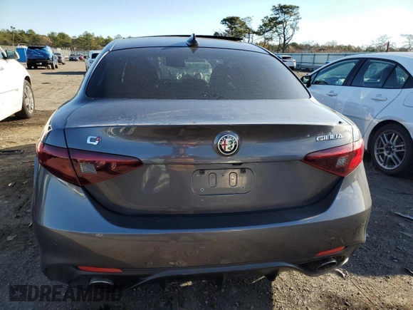 2017 Alfa Romeo Giulia Ti with VIN ZARFAEEN3H7557065, listed as a Copart auction lot 67892372 with 71,661 mi miles. Bid and sale history available at carsss.com. Image 6.