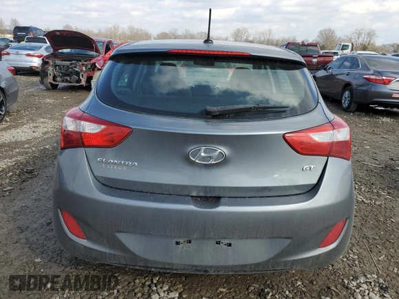 2016 Hyundai Elantra GT with VIN KMHD35LHXGU326832, listed as a Copart auction lot 46685035 with 87,564 mi miles and Salvage Title. Bid and sale history available at carsss.com. Image 6.