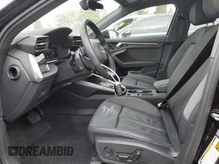2022 Audi A3 Premium with VIN WAUAUDGY0NA094309, listed as a Copart auction lot 55580283 with 5,664 mi miles. Bid and sale history available at carsss.com. Image 7.