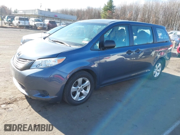 2014 Toyota Sienna L with VIN 5TDZK3DC0ES413970, listed as a IAAI auction lot 40870422 with 138,589 mi miles. Bid and sale history available at carsss.com. Image 17.