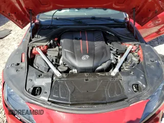 2021 Toyota Supra 3.0 with VIN WZ1DB0C0XMW044230, listed as a Copart auction lot 53186205 with Not provided miles and Salvage title. Bid and sale history available at DreamBid. Image 12.