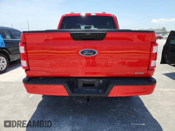 2023 Ford F-150 XL with VIN 1FTEW1EP9PKE23979, listed as a Copart auction lot 57649475 with 35,240 mi miles and Non repairable. Bid and sale history available at DreamBid. Image 6.