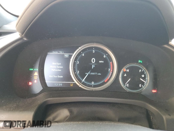 2017 Lexus RX 350 with VIN 2T2BZMCA5HC109190, listed as a Copart auction lot 57750285 with 130,077 mi miles and Salvage title. Bid and sale history available at DreamBid. Image 9.