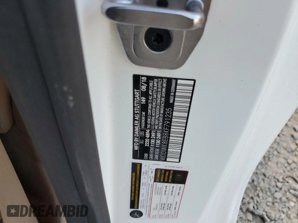 2019 Mercedes-Benz C 300 with VIN WDDWK8EB8KF791235, listed as a Copart auction lot 85212844 with Not provided miles and Salvage title. Bid and sale history available at DreamBid. Image 13.