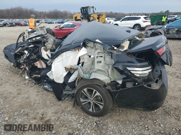 2021 Nissan Sentra SV with VIN 3N1AB8CV6MY321253, listed as a Copart auction lot 45811795 with Not Provided miles and Non Repairable. Bid and sale history available at carsss.com. Image 2.
