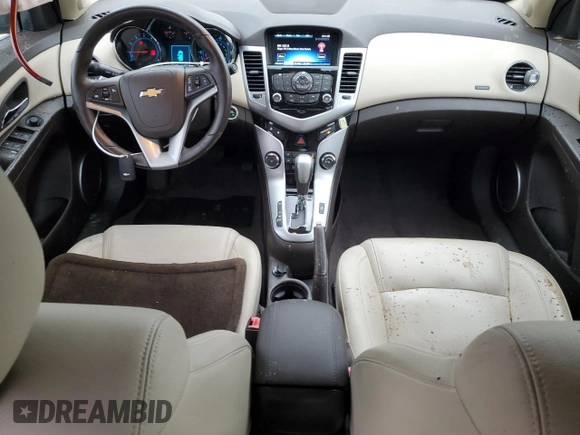 2012 Chevrolet Cruze 2LT with VIN 1G1PG5SC1C7405870, listed as a Copart auction lot 51646525 with 120,823 mi miles and Salvage Title. Bid and sale history available at DreamBid. Image 8.