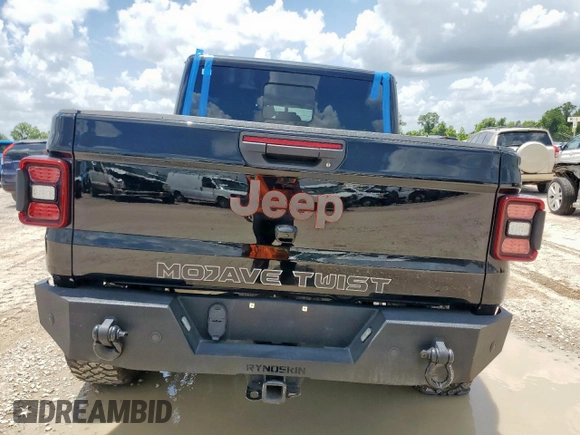 2022 Jeep Gladiator Mojave with VIN 1C6JJTEG6NL164679, listed as a Copart auction lot 53874465 with 35,820 mi miles and Salvage title. Bid and sale history available at DreamBid. Image 6.