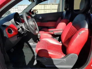 2015 FIAT 500 Turbo with VIN 3C3CFFHH6FT690068, listed as a Copart auction lot 42636185 with 79,249 mi miles and Salvage Title. Bid and sale history available at carsss.com. Image 7.