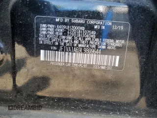 2020 Subaru WRX z VIN JF1VA1A69L9809644, wystawiony jako Copart lot #54569355 z przebiegiem 40 053 mil mil oraz Szkoda całkowita • Salvage title. Historia ofert i sprzedaży dostępna na DreamBid. Obrazek 12.