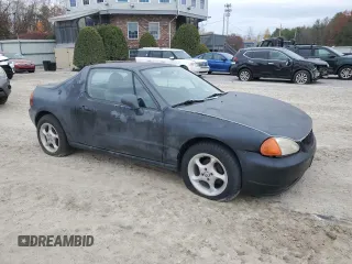 1993 Honda del Sol Si with VIN JHMEH6261PS015588, listed as a Copart auction lot 79341404 with 154,164 mi miles and Non Repairable. Bid and sale history available at carsss.com. Image 4.