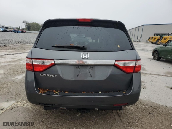 2013 Honda Odyssey LX with VIN 5FNRL5H25DB028790, listed as a Copart auction lot 46675685 with 219,064 mi miles and Salvage Title. Bid and sale history available at carsss.com. Image 6.