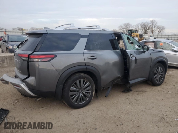 2024 Nissan Pathfinder SL with VIN 5N1DR3CD7RC271586, listed as a Copart auction lot 87817195 with Not provided miles and Salvage title. Bid and sale history available at DreamBid. Image 3.